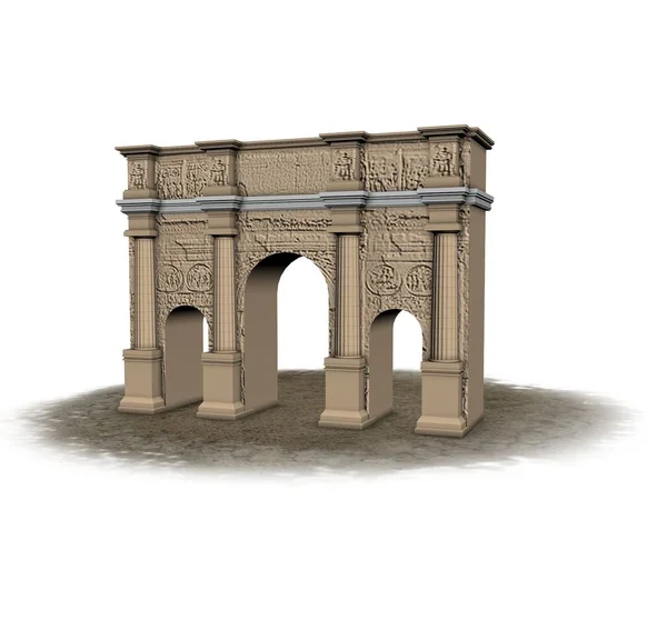 Monument Altare Visualisering Illustration — Stockfoto