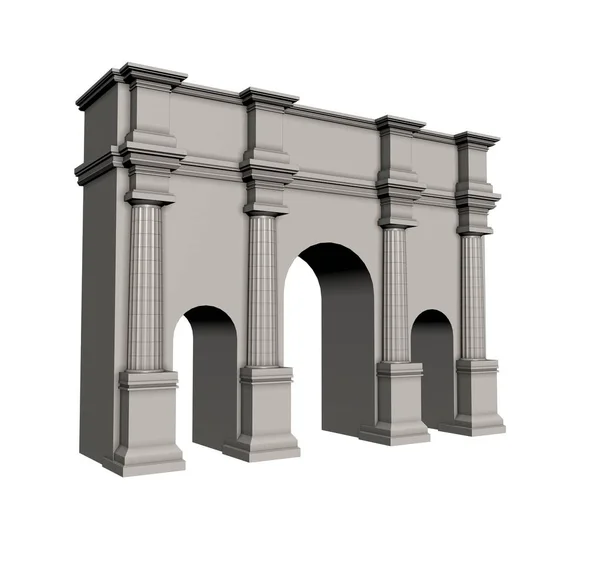 Monument Altaar Visualisatie Illustratie — Stockfoto
