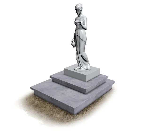 Monument Altar Visualization Illustration — Stock Photo, Image