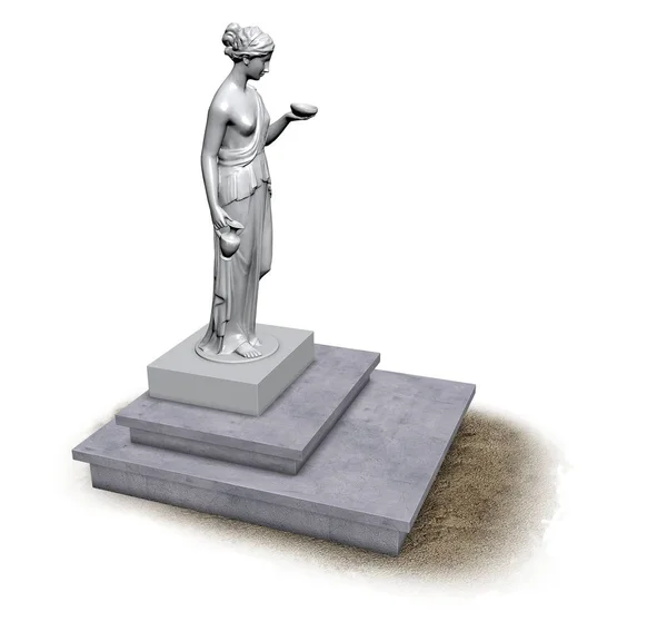 Denkmal Altar Visualisierung Illustration — Stockfoto