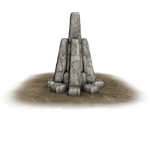 Monumento Altar Visualização Ilustração — Fotografia de Stock
