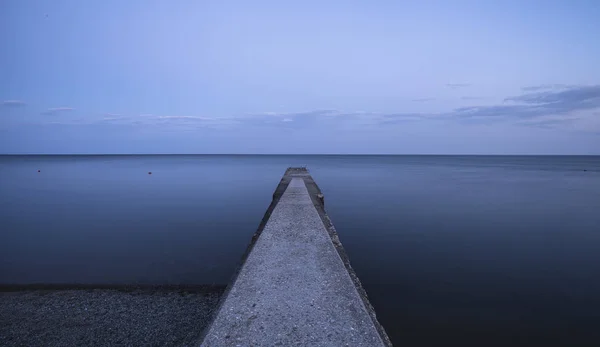 Pantai Dari Laut Mediterania — Stok Foto