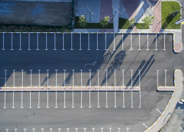 Asfalto Parcheggio Vista Dall Alto — Foto Stock