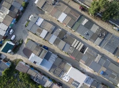 garaj çatı, yukarıdan görünümü