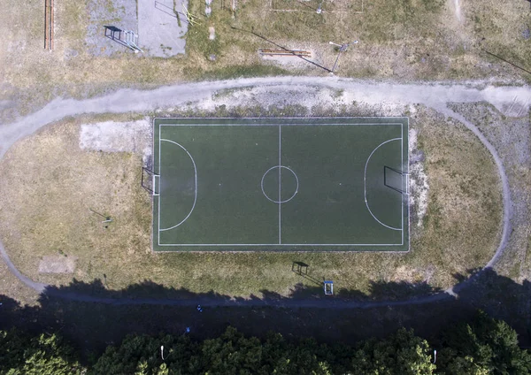 Fußballplatz Sportplatz — Stockfoto