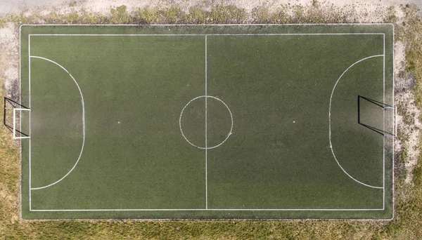 Boisko Piłki Nożnej Ziemia Sportowa — Zdjęcie stockowe
