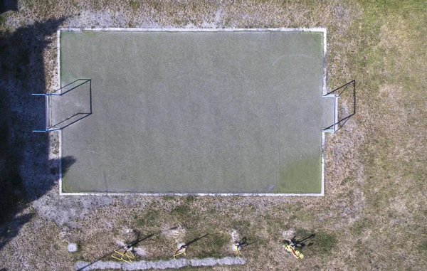 Fußballplatz Sportplatz — Stockfoto