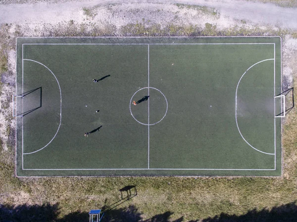Fußballplatz Sportplatz — Stockfoto