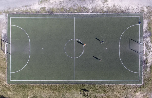 Fußballplatz Sportplatz — Stockfoto