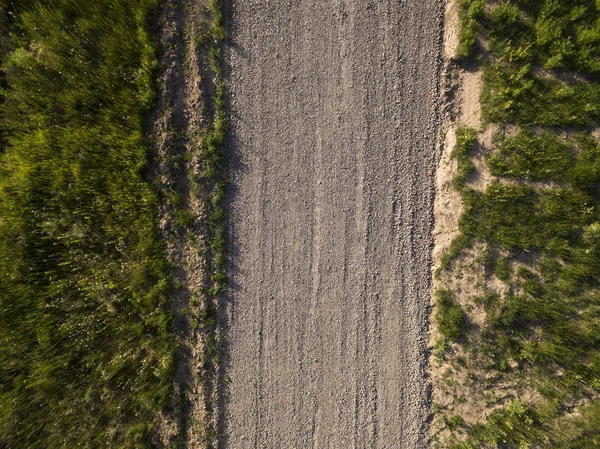 Landstraße Blick Von Oben — Stockfoto