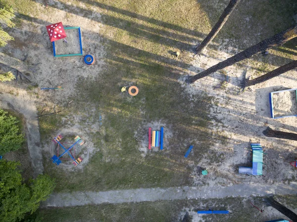 Barn Gård Utsikt Från Ovan — Stockfoto