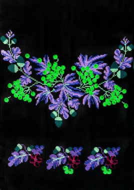 El yapımı nakış, halk sanatı ve el işi.