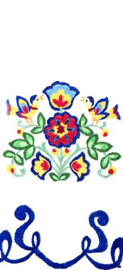 El yapımı nakış, halk sanatı ve el işi.