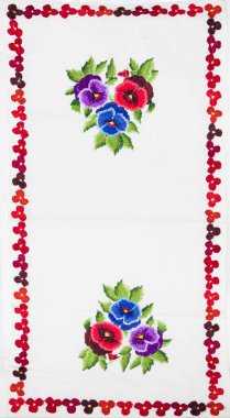 El yapımı nakış, halk sanatı ve el işi.