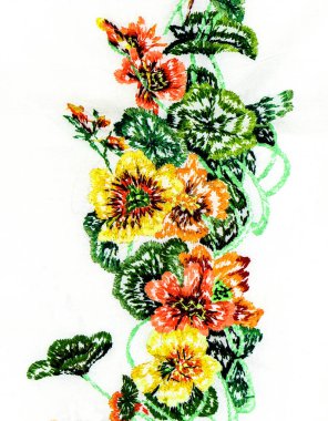 El yapımı nakış, halk sanatı ve el işi.