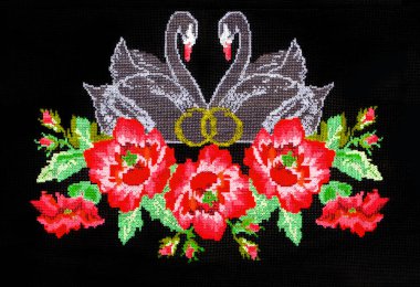 El yapımı nakış, halk sanatı ve el işi.