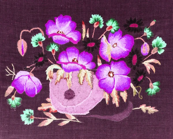 手作り刺繍 民芸品 工芸品 — ストック写真