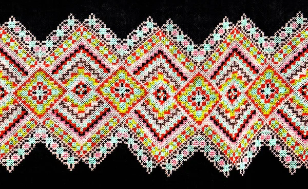 Handmade Embroidery Folk Arts Crafts — Stock Photo, Image