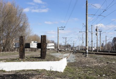 demiryolu tank vagonu, seçici odak
