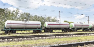 demiryolu tank vagonu, seçici odak