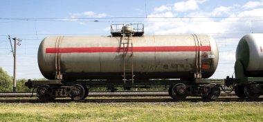 demiryolu tank vagonu, seçici odak