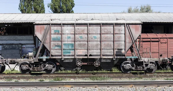 Demiryolu Tank Vagonu Seçici Odak — Stok fotoğraf