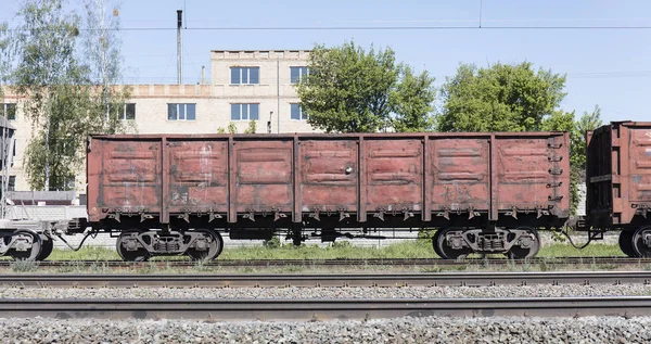 Demiryolu Tank Vagonu Seçici Odak — Stok fotoğraf