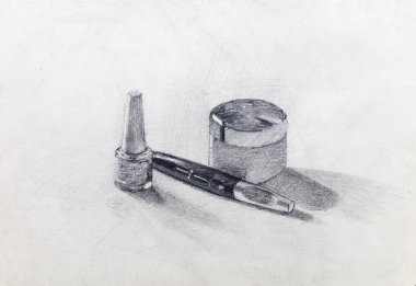 Kalem çizimi, çizim, arka plan