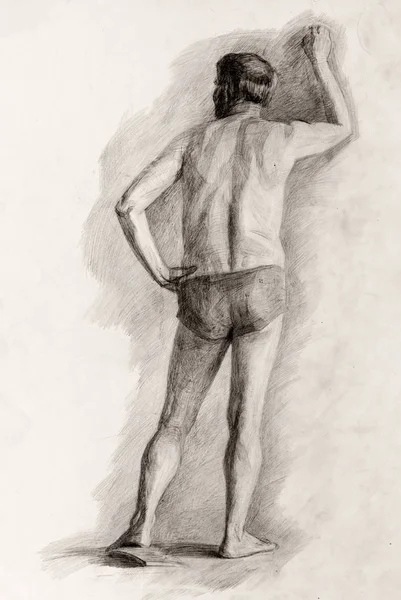 Pencil Drawing Sketch Background — Stock Photo, Image