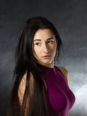 güzel atletik kız poz