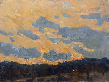 Yağlı boya, renkli arkaplan