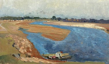 Yağlı boya, renkli arkaplan