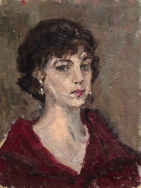 Yağlı boya, renkli arkaplan