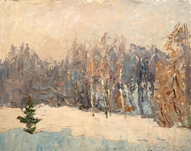 Yağlı boya, renkli arkaplan