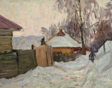 Yağlı boya, renkli arkaplan