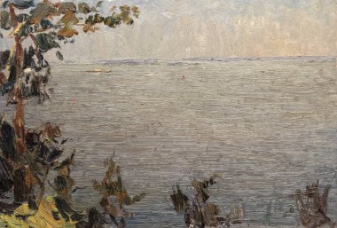 Yağlı boya, renkli arkaplan