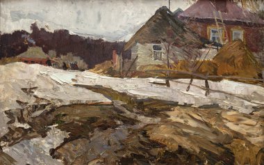 Yağlı boya, renkli arkaplan