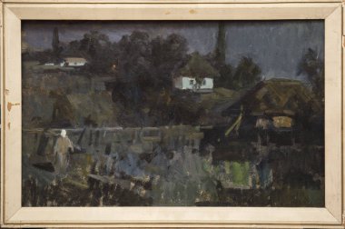 Yağlı boya, renkli arkaplan