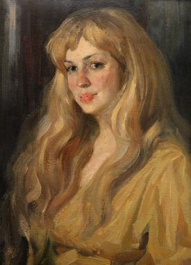 Yağlı boya, renkli arkaplan