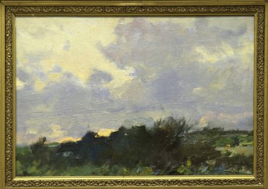 Yağlı boya, renkli arkaplan