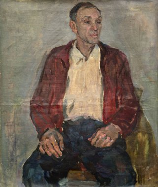 Yağlı boya, renkli arkaplan