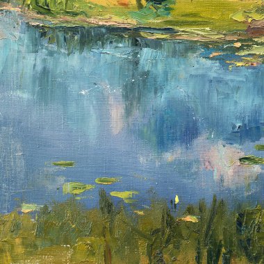 Yağlı boya, renkli arkaplan