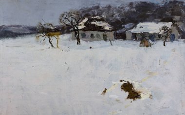 Yağlı boya, renkli arkaplan