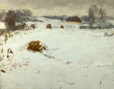 Yağlı boya, renkli arkaplan