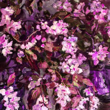 Yağlı boya, renkli arkaplan