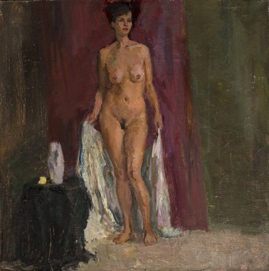 Yağlı boya, renkli arkaplan