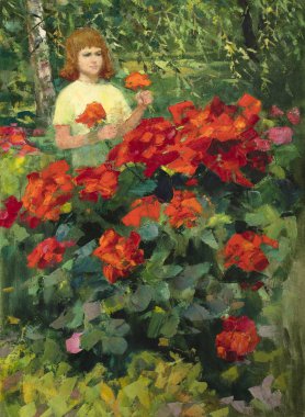 Yağlı boya, renkli arkaplan