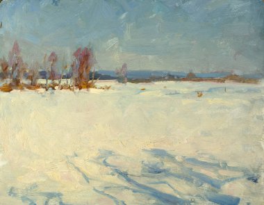 Yağlı boya, renkli arkaplan