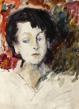 Yağlı boya, renkli arkaplan