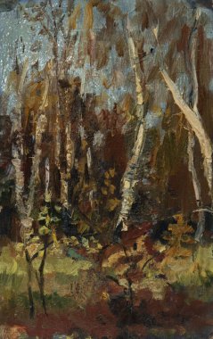 Yağlı boya, renkli arkaplan